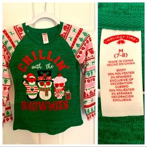 Girls Christmas Shirt